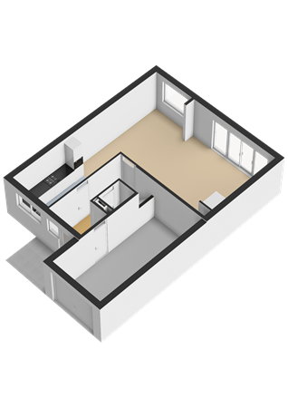Floorplan - Petuniastraat 49, 1338 WX Almere